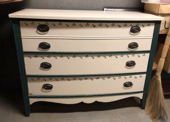 Antique Painted Three Drawer Dresser