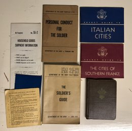 Military Guidebook Lot