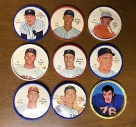 9pc Vintage Salada Tea Sports Coins