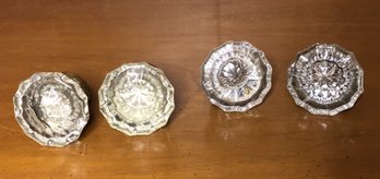 4pc Glass Doorknobs