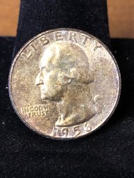 Silver Washington Quarter - 1956