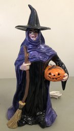 Bx 7 - Large Ceramic Light Up Witch