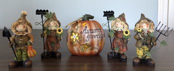 T1 - #5 - 5pc Autumn Greetings - Scarecrows