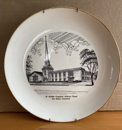 St. Mathew Lutheran Church New Britain Plate #1