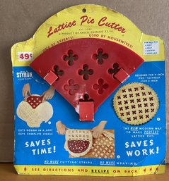 Vintage Lattice Pie Cutter - Kesco