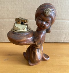 Vintage Ceramic Genie Table Lighter - New