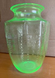 Uranium Glass Vase