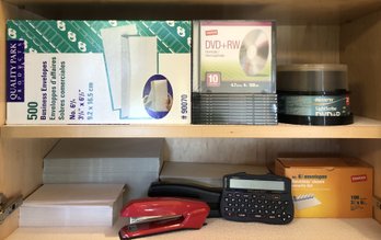 Office Lot 5 - 2 Shelves Envelopes - DVD-r