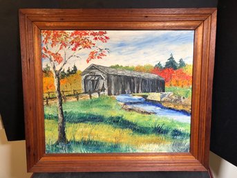 Original Oil Painting - Signed G Rhodes