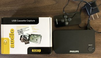 Office Lot 18 - 2pc USB Cassette Capture & Philips 4 Port HDMI Switch