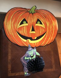 2 Vintage Biestle Halloween Decorations