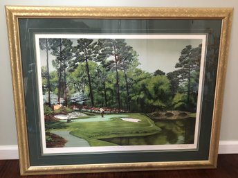 Large Danny Day Signed & Numbered Golf Lithograph 235/300