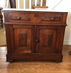 Victorian Marble Top Cabinet