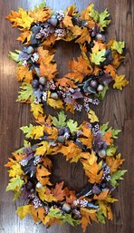 #22 - 2pc Fall Wreaths - Twig & Acorns