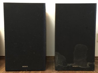 Pair Vintage Sony Floor Speakers SS- U7030