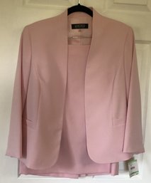 #9 - Woman's Kasper Jacket & Skirt - Tutu Pink - New -