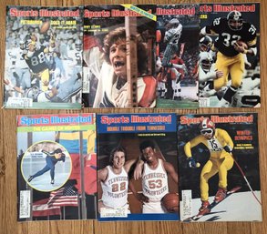Lot Of 7 -1976 Sports Illustrated Magazines