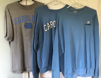 #17 - 3pc Men's Carolina Tarheels - Sweatshirts & T-shirt - Size XL