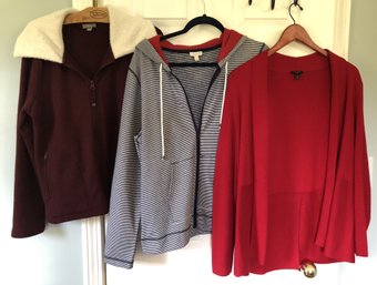 #22 - 3pc Woman's Talbots Sweaters - Size M Petite