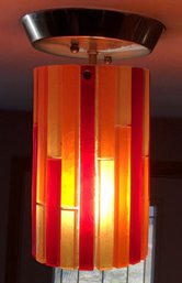 Awesome Ceiling Mount - Mid-century Cylinder Swag Light - Entry Way