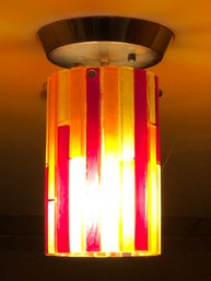Awesome Ceiling Mount - Mid-Century Cylinder Swag Light - Hallway