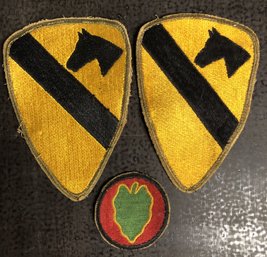 3pc Vintage Military Patches