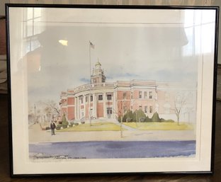 Hamden Memorial Town Hall LE Print - Leo Stoutsenberger