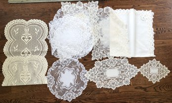 Assorted Lot Lace Doilies