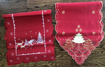 2pc Christmas Table Runners