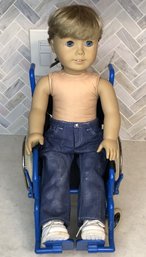 American Girl Doll W/ Wheelchair