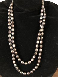 Gorgeous 30' Tahitian Pearl Necklace W/ 14k Clasp