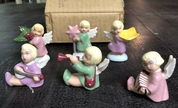 6pc Vintage Angel Figurines