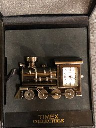 Timex Mini Train Collectible Clock