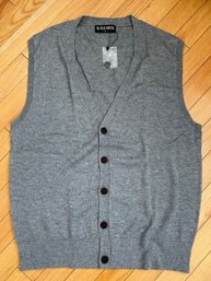 Kallspin Sweater Vest - Grey - Large - NWOT