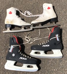 2 Pair Ice Skates