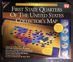 1999-2008 First State Quarters Map - New