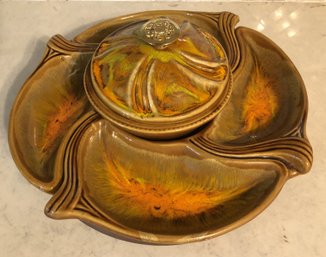 Mid- Century Chip & Dip Set