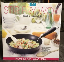 10' Non-Stick Stir Fry Wok - New