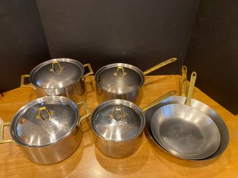 Paul Revere Ware - Stainless/brass Cookware