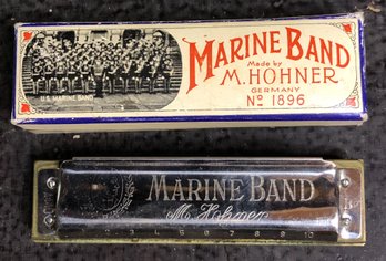 Vintage Hohner Marine Band Harmonica