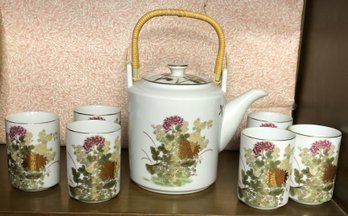 Vintage Imari Style Teapot & 6 Cups - Macy's Exclusive