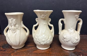 Vintage 3 Piece USA Vases