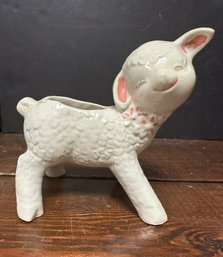 Vintage Ceramic Lamb Planter