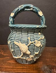 Vintage Wall Pocket Vase Basket