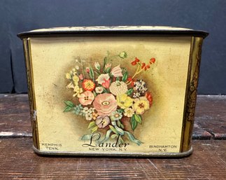 Vintage Lander Tin
