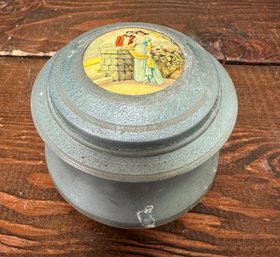 Vintage Musical Powder/Trinket Box