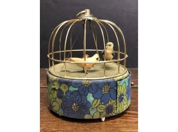 Vintage Singing/ Swinging Birdcage Music Box