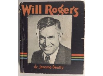 1935 Will Rogers By Jerome Beatty Small Book
