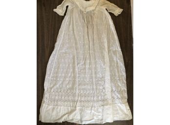 Antique Hand Made Christening Gown