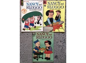 3pc Vintage Nancy & Sluggo Comics